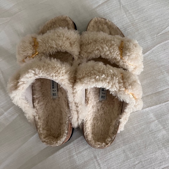 Birkenstock Arizona Big Buckle Teddy sandals - Picture 4 of 6